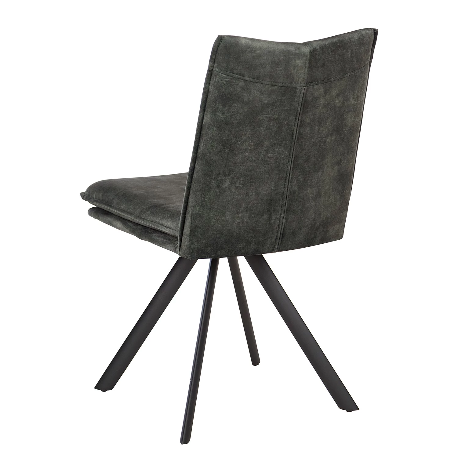 Jack & Alice Chaises Morlanne (lot de 2) - Velours / Métal - Vert foncé 5 Jack & Alice Chaises Morlanne (lot de 2) - Velours / Métal - Vert foncé – Image 5