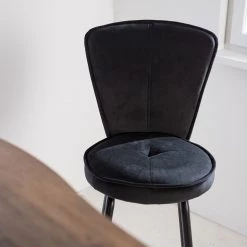 Jack & Alice Chaises de bar Bouilly (lot de 2) - Noir -Meubles de salle à manger Soldes Magasin 1000255057 220610 021 MOOD DETAILS P000000001000255057 mood