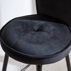 Jack & Alice Chaises de bar Bouilly (lot de 2) - Noir -Meubles de salle à manger Soldes Magasin 1000255057 220610 030 DETAILS P000000001000255057