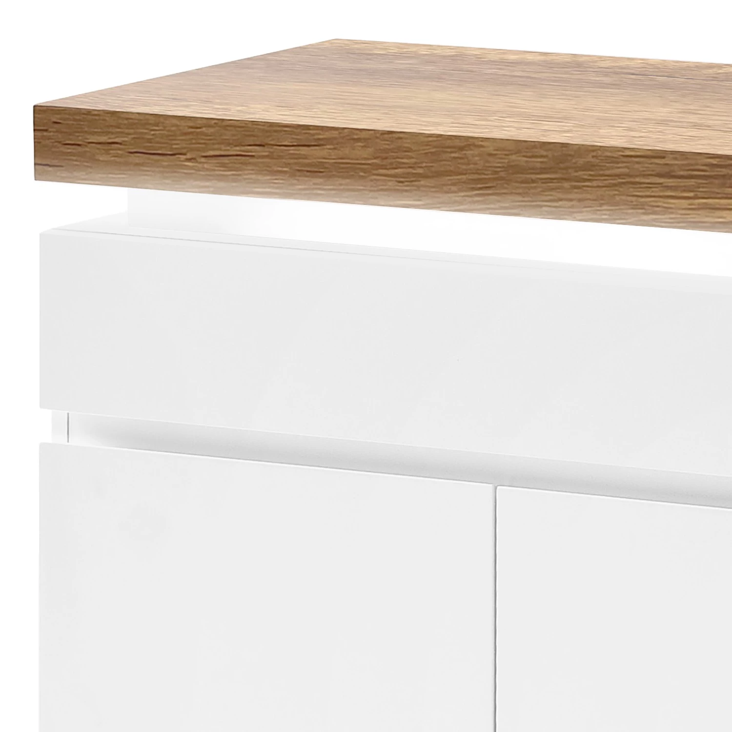 Fredriks Enfilade Namona II - Éclairage inclus - Imitation chêne / Blanc 13 Fredriks Enfilade Namona II - Éclairage inclus - Imitation chêne / Blanc – Image 13