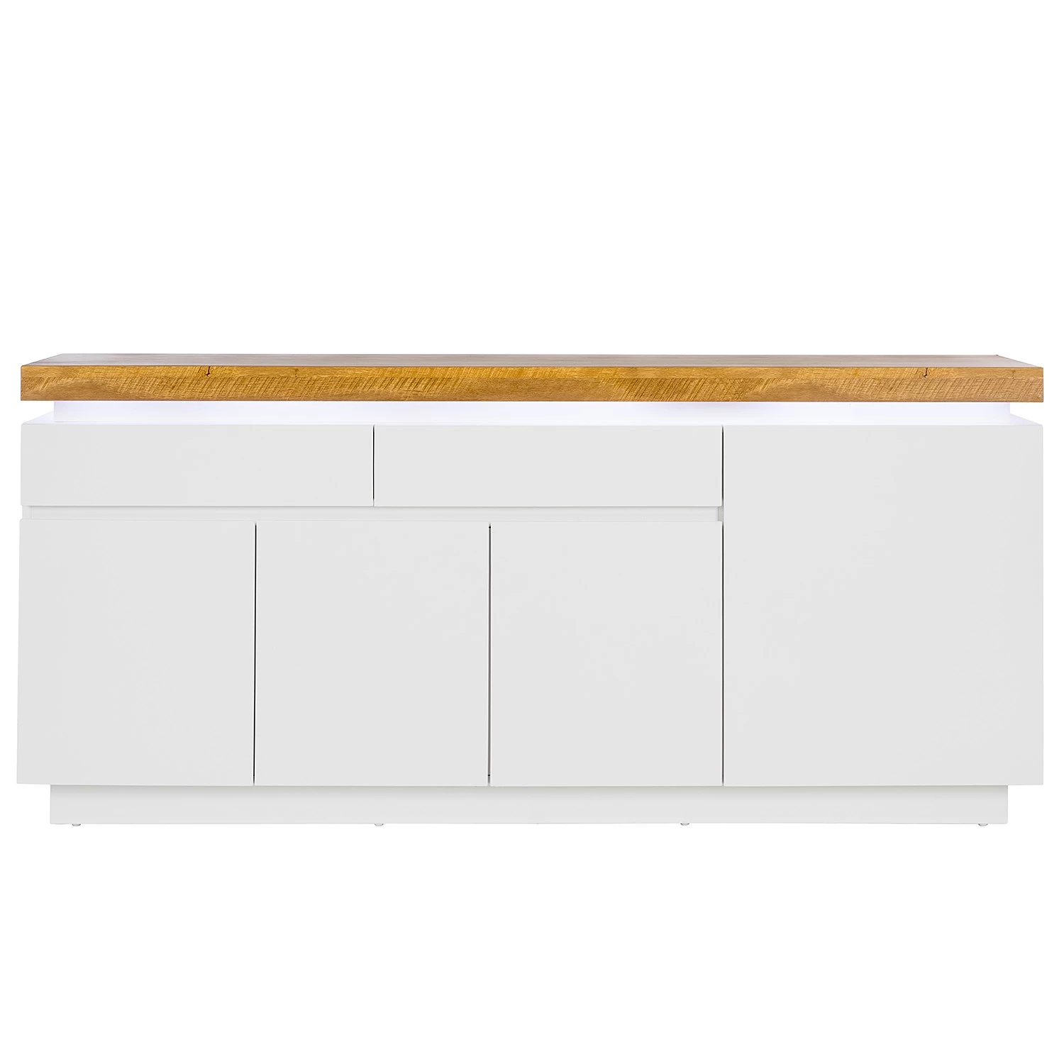 Fredriks Enfilade Namona II - Éclairage inclus - Imitation chêne / Blanc 5 Fredriks Enfilade Namona II - Éclairage inclus - Imitation chêne / Blanc – Image 5