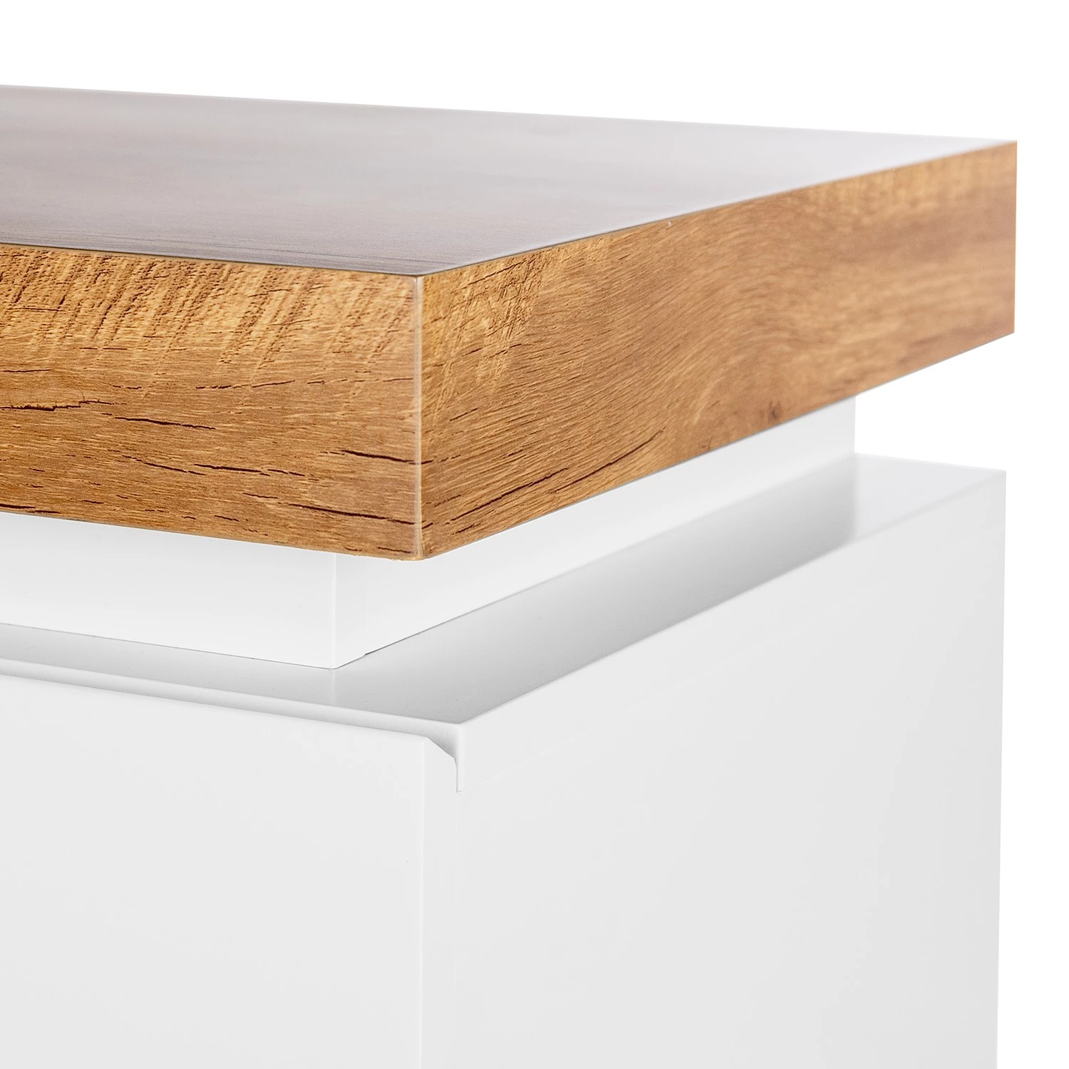 Fredriks Enfilade Namona II - Éclairage inclus - Imitation chêne / Blanc 12 Fredriks Enfilade Namona II - Éclairage inclus - Imitation chêne / Blanc – Image 12