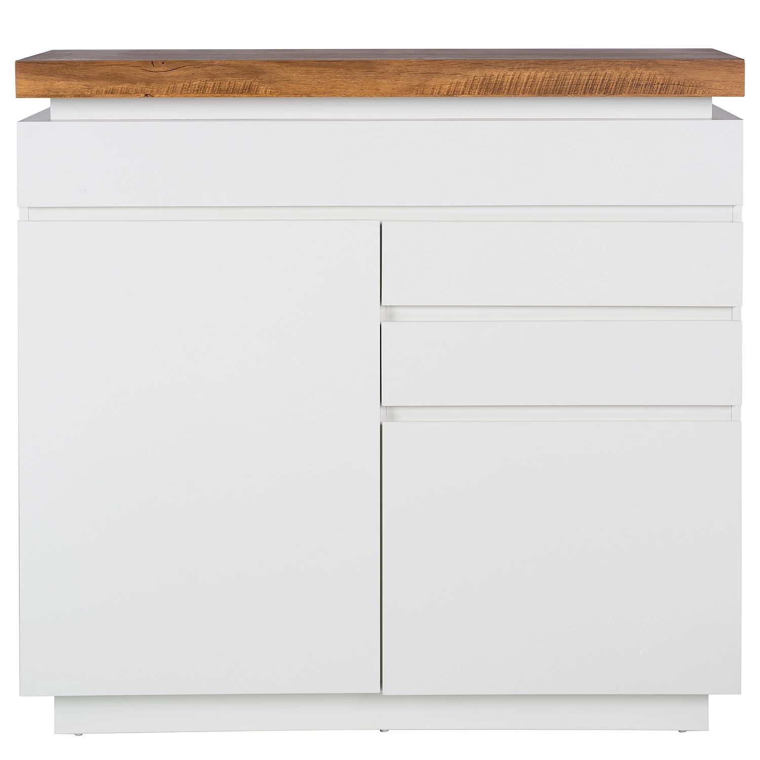 Fredriks Buffet Namona I - Éclairage inclus - Imitation chêne / Blanc 4 Fredriks Buffet Namona I - Éclairage inclus - Imitation chêne / Blanc – Image 4