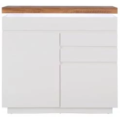 Fredriks Buffet Namona I - Éclairage inclus - Imitation chêne / Blanc 24 Fredriks Buffet Namona I - Éclairage inclus - Imitation chêne / Blanc -Meubles de salle à manger Soldes Magasin 1000255076 220729 035 DETAILS P000000001000255076