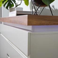 Fredriks Buffet Namona I - Éclairage inclus - Imitation chêne / Blanc 33 Fredriks Buffet Namona I - Éclairage inclus - Imitation chêne / Blanc -Meubles de salle à manger Soldes Magasin 1000255076 220803 035 DETAILS P000000001000255076