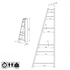 Temahome Étagère murale Malcom VI - Coloris - Blanc -Meubles de salle à manger Soldes Magasin 1000255234 210324 15033300119 SKETCH DETAILS P000000001000255234 sketch