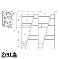 Temahome Etagère Delta IV - Noir -Meubles de salle à manger Soldes Magasin 1000255236 210324 15033300138 SKETCH DETAILS P000000001000255236 sketch