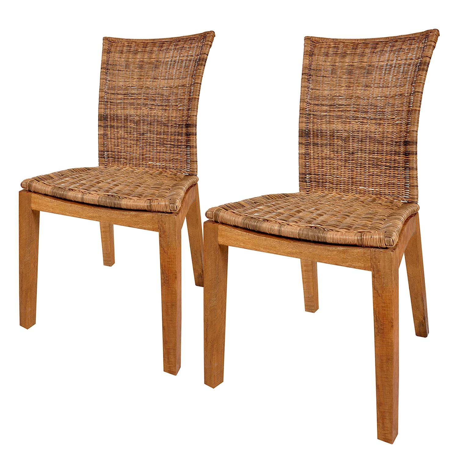 Ars Natura Chaises Betaille - Rotin / Suar massif - Marron 1 Ars Natura Chaises Betaille - Rotin / Suar massif - Marron