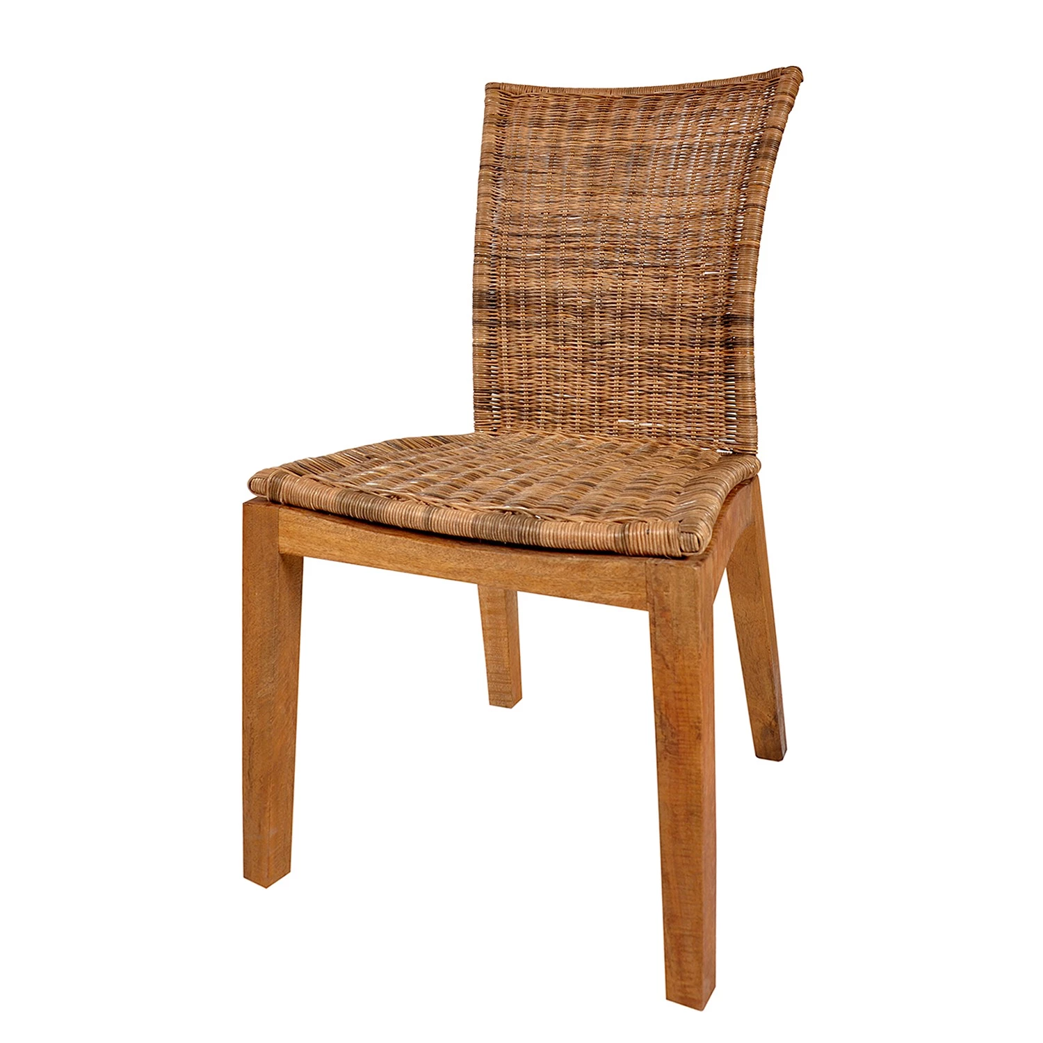 Ars Natura Chaises Betaille - Rotin / Suar massif - Marron 2 Ars Natura Chaises Betaille - Rotin / Suar massif - Marron – Image 2