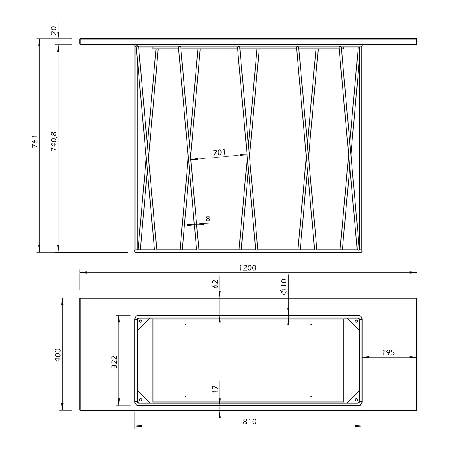 Temahome Console Helix - Marbre / Métal - Vert 4 Temahome Console Helix - Marbre / Métal - Vert – Image 4
