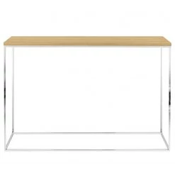 Temahome Console Gleam - Chêne / Chrome -Meubles de salle à manger Soldes Magasin 1000256005 210331 14502700254 DETAILS P000000001000256005