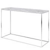 Temahome Console Gleam - Blanc / Chrome