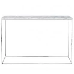 Temahome Console Gleam - Blanc / Chrome -Meubles de salle à manger Soldes Magasin 1000256006 210331 14503700260 DETAILS P000000001000256006