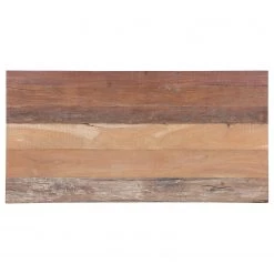 Red Living Table Boussens - Bois recyclé / Fer - Bois recyclé / Noir -Meubles de salle à manger Soldes Magasin 1000256728 210407 14282100086 DETAILS P000000001000256728