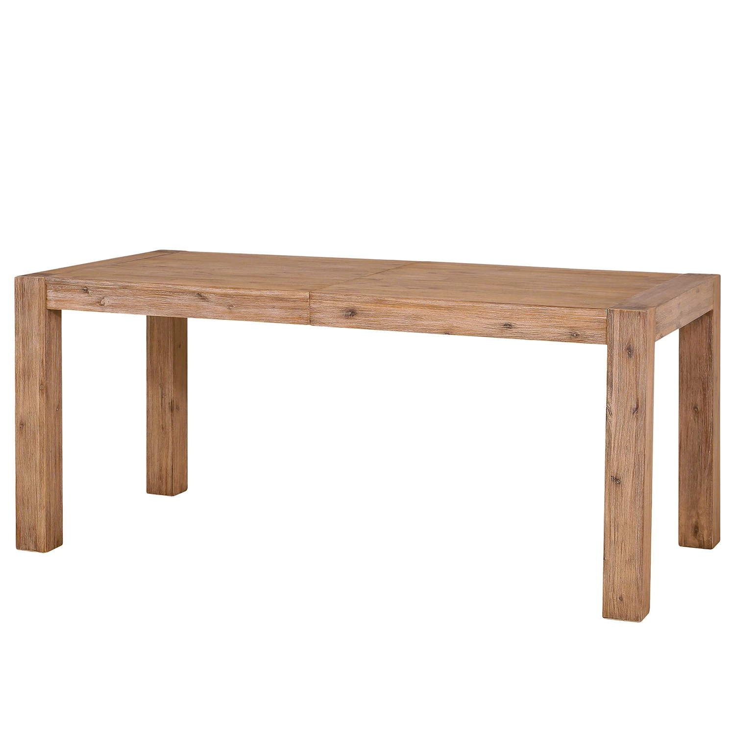 Red Living Table Boisset I (extensible) - Acacia massif 1 Red Living Table Boisset I (extensible) - Acacia massif