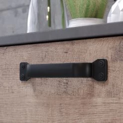 Trendteam Meuble d’entrée Stripe II - Imitation bois recyclé / Gris -Meubles de salle à manger Soldes Magasin 1000256963 210831 16215000035 DETAILS P000000001000256963