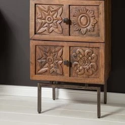 Wolf-Möbel Commode Carving - Acacia massif 23 Wolf-Möbel Commode Carving - Acacia massif -Meubles de salle à manger Soldes Magasin 1000257008 220615 023 MOOD DETAILS P000000001000257008 mood