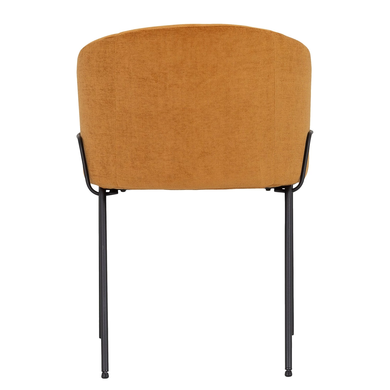 Tenzo Chaises à accoudoirs Bud (lots de 2) - Tissu / Métal - Orange 4 Tenzo Chaises à accoudoirs Bud (lots de 2) - Tissu / Métal - Orange – Image 4