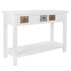 Ridgevalley Console Itzehoe - Paulownia massif - Blanc / Multicolore 16 Ridgevalley Console Itzehoe - Paulownia massif - Blanc / Multicolore -Meubles de salle à manger Soldes Magasin 1000257196 210413 14364500054 DETAILS P000000001000257196