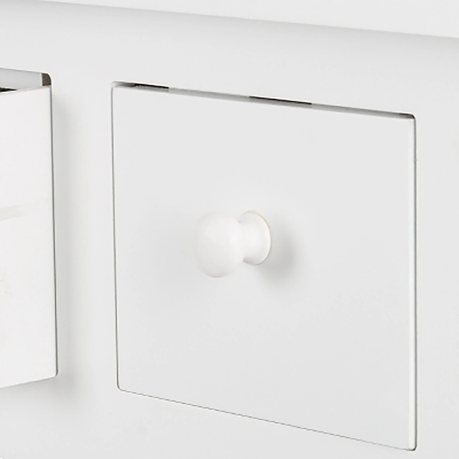 Ridgevalley Console Itzehoe - Paulownia massif - Blanc / Multicolore 6 Ridgevalley Console Itzehoe - Paulownia massif - Blanc / Multicolore – Image 6