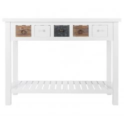 Ridgevalley Console Itzehoe - Paulownia massif - Blanc / Multicolore 21 Ridgevalley Console Itzehoe - Paulownia massif - Blanc / Multicolore -Meubles de salle à manger Soldes Magasin 1000257196 210430 13000900054 DETAILS P000000001000257196