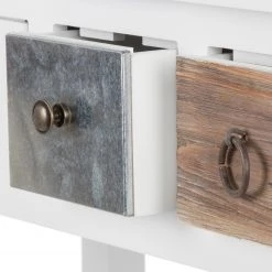 Ridgevalley Console Itzehoe - Paulownia massif - Blanc / Multicolore 23 Ridgevalley Console Itzehoe - Paulownia massif - Blanc / Multicolore -Meubles de salle à manger Soldes Magasin 1000257196 210430 13001200056 DETAILS P000000001000257196