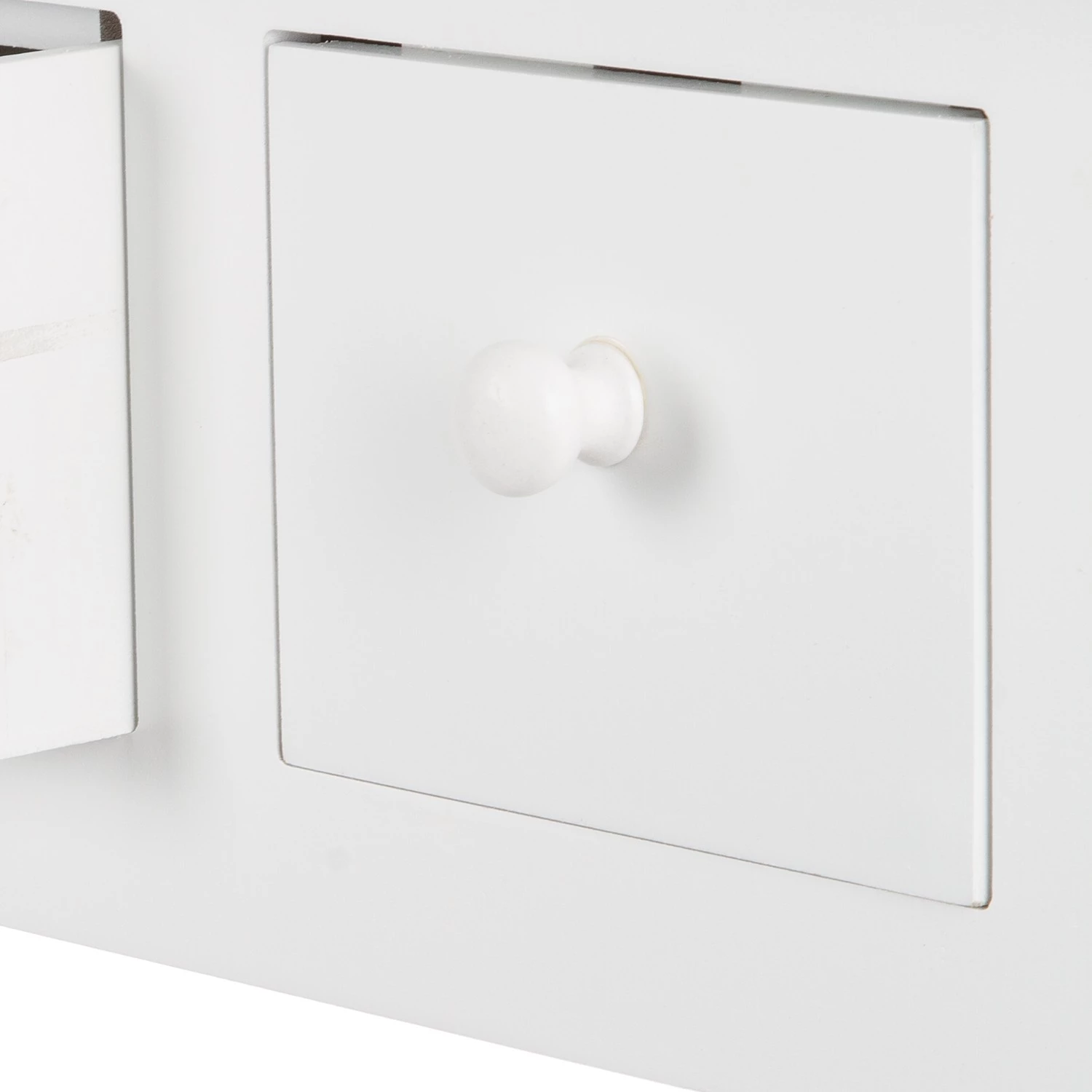 Ridgevalley Console Itzehoe - Paulownia massif - Blanc / Multicolore 12 Ridgevalley Console Itzehoe - Paulownia massif - Blanc / Multicolore – Image 12