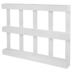 Ridgevalley Étagère murale Sispony - Sapin massif - Blanc