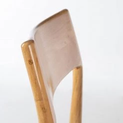 Ars manufacti Chaise Cerro - Cuir véritable / Teck massif - Noir / Teck -Meubles de salle à manger Soldes Magasin 1000257228 220818 032 DETAILS P000000001000257228