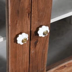 Wolf-Möbel Vaisselier Maison - Acacia massif - Acacia couleur pierre / Blanc cassé 37 Wolf-Möbel Vaisselier Maison - Acacia massif - Acacia couleur pierre / Blanc cassé -Meubles de salle à manger Soldes Magasin 1000257397 211216 081934000120 DETAILS P000000001000257397