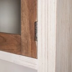 Wolf-Möbel Vaisselier Maison - Acacia massif - Acacia couleur pierre / Blanc cassé 54 Wolf-Möbel Vaisselier Maison - Acacia massif - Acacia couleur pierre / Blanc cassé -Meubles de salle à manger Soldes Magasin 1000257397 220406 070 DETAILS P000000001000257397