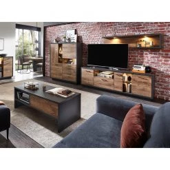 Red Living Buffet haut Batey - Imitation chêne de Havel / Graphite -Meubles de salle à manger Soldes Magasin 1000257536 210413 13395800010 MOOD DETAILS P000000001000257536 mood