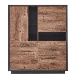 Red Living Buffet haut Batey - Imitation chêne de Havel / Graphite -Meubles de salle à manger Soldes Magasin 1000257536 210429 08061200003 DETAILS P000000001000257536