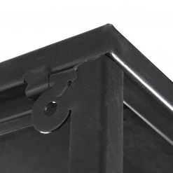 Red Living Étagère Cap Cana II - Placage en bois véritable / Métal - Araucaria de Chine / Noir -Meubles de salle à manger Soldes Magasin 1000259773 210421 08212100050 DETAILS P000000001000259773