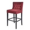 Maison Belfort Tabouret de bar Nola II - Bordeaux - Noir