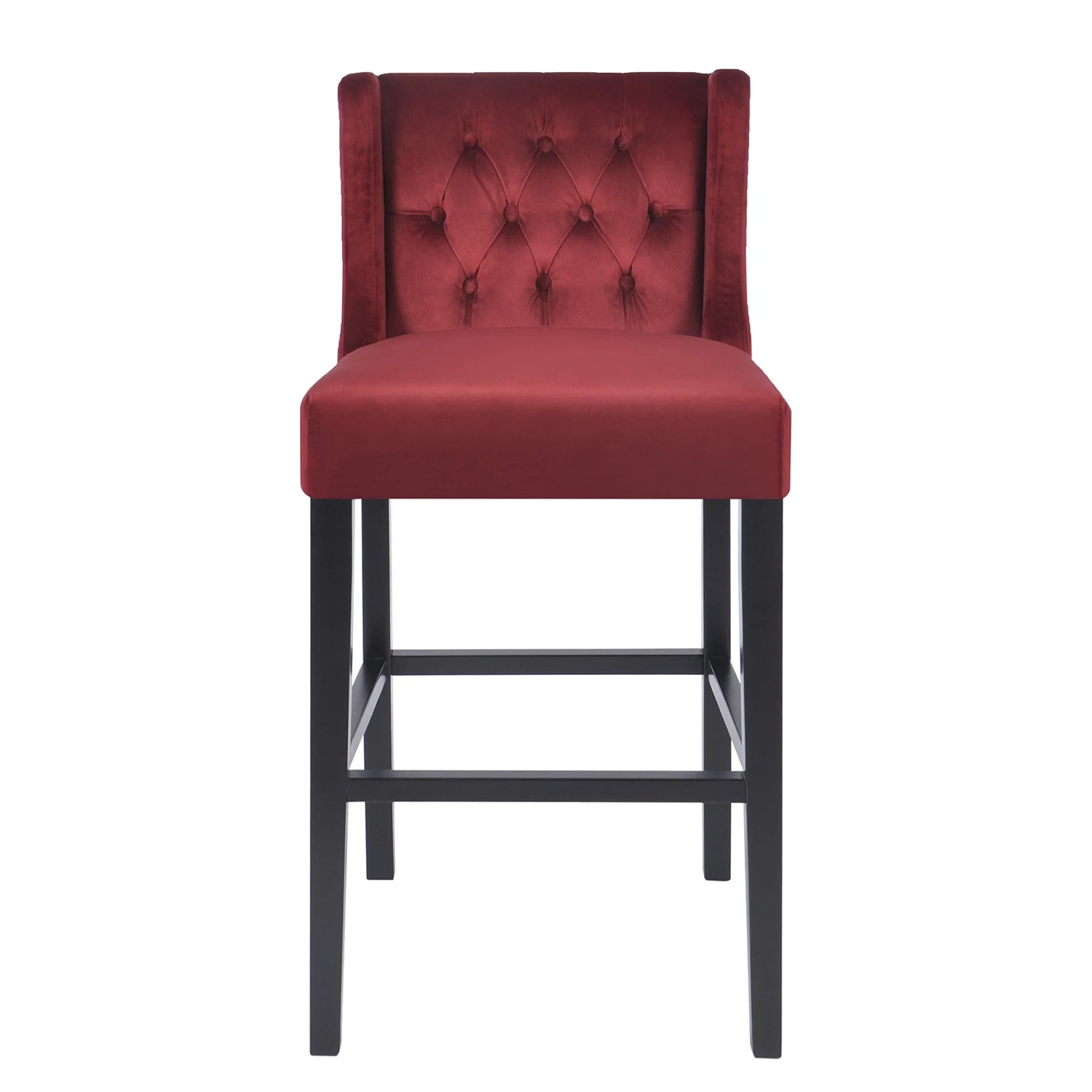Maison Belfort Tabouret de bar Nola II - Bordeaux - Noir 3 Maison Belfort Tabouret de bar Nola II - Bordeaux - Noir – Image 3