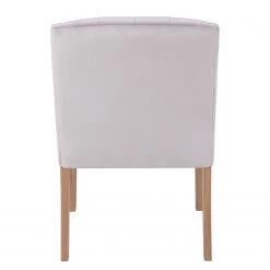 Maison Belfort Chaise à accoudoirs Austin II - Gris clair - Chêne clair -Meubles de salle à manger Soldes Magasin 1000260669 211102 133603000126 DETAILS P000000001000260669