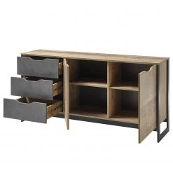 Red Living Commode Cocody II - Imitation chêne Montana / Gris 9 Red Living Commode Cocody II - Imitation chêne Montana / Gris -Meubles de salle à manger Soldes Magasin 1000261326 210426 09140200054 DETAILS P000000001000261326