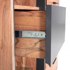 Naturoo Buffet Manabi - Acacia massif - Acacia / Anthracite -Meubles de salle à manger Soldes Magasin 1000261413 210430 11575300003 DETAILS P000000001000261413