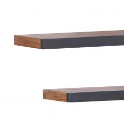 Naturoo Tablette murale Manabi - Acacia massif - Acacia / Anthracite -Meubles de salle à manger Soldes Magasin 1000261423 210505 07584900004 DETAILS P000000001000261423