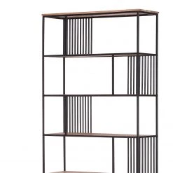 Red Living Étagère Uulu I - Acacia massif / Métal - Acacia / Noir -Meubles de salle à manger Soldes Magasin 1000261437 210430 11593400080 DETAILS P000000001000261437