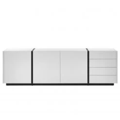 Loftscape Commode Muuga II - Blanc / Gris -Meubles de salle à manger Soldes Magasin 1000261768 210422 07563200063 DETAILS P000000001000261768