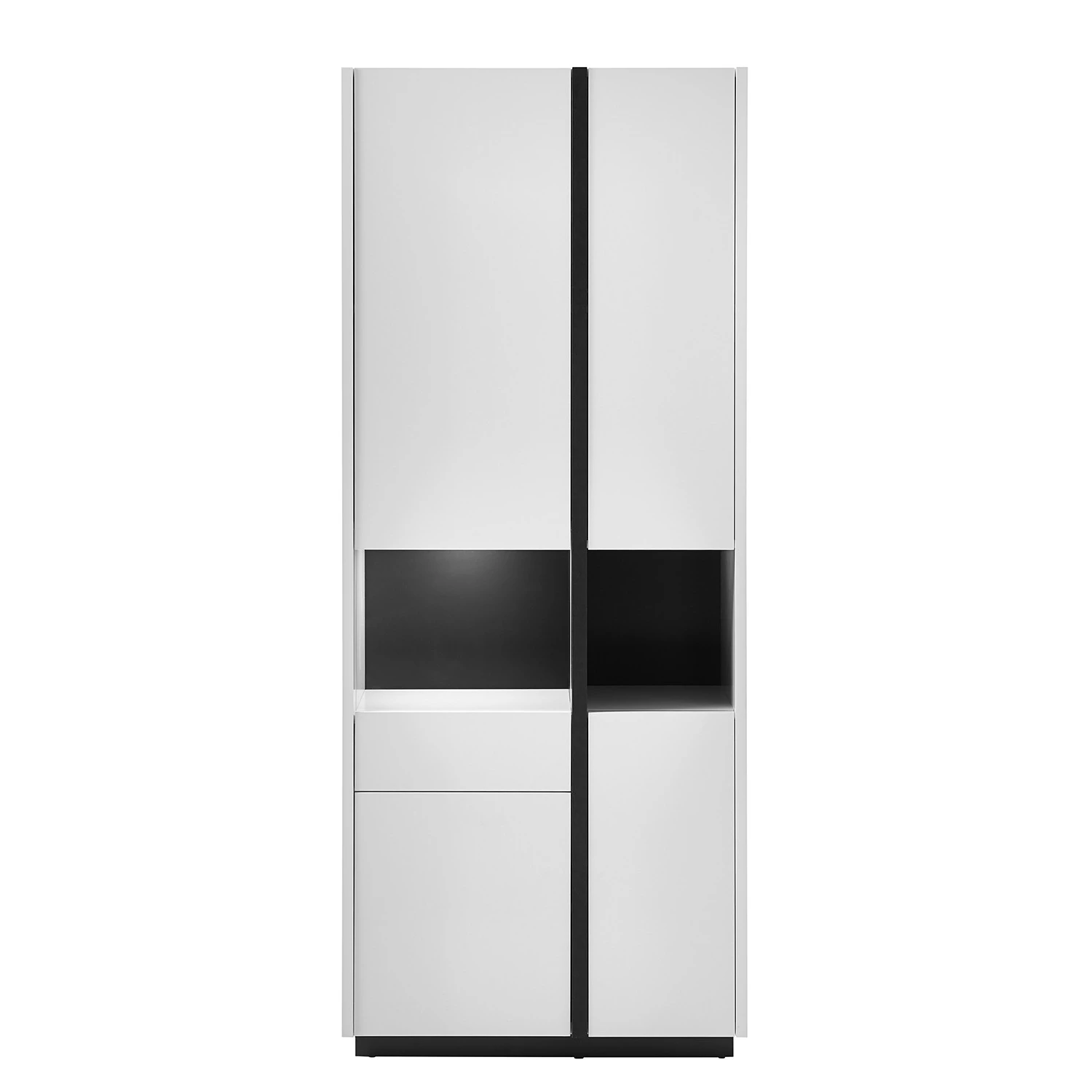 Loftscape Vitrine double Muuga - Blanc / Gris 4 Loftscape Vitrine double Muuga - Blanc / Gris – Image 4