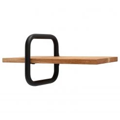 Ars manufacti Étagère murale Wana I - Chêne massif / Métal