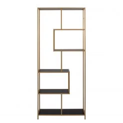 Red Living Étagère Coogee I - Noir / Doré - Hauteur : 185 cm 9 Red Living Étagère Coogee I - Noir / Doré - Hauteur : 185 cm -Meubles de salle à manger Soldes Magasin 1000263276 210430 14473000076 DETAILS P000000001000263276