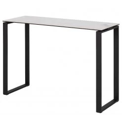 Fredriks Console Unnau II - Céramique / Métal - Blanc / Noir