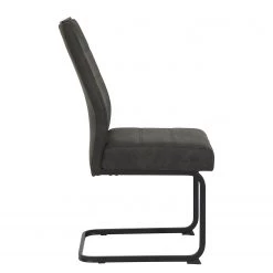 Red Living Chaise cantilever Vihti - Anthracite - Lot de 2 -Meubles de salle à manger Soldes Magasin 1000263412 210430 11440500035 DETAILS P000000001000263412