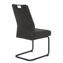 Red Living Chaise cantilever Vihti - Anthracite - Lot de 2 -Meubles de salle à manger Soldes Magasin 1000263412 210430 11440700036 DETAILS P000000001000263412