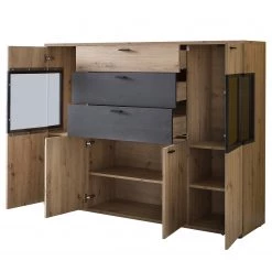 Red Living Buffet haut Ambato I - Imitation chêne Artisan -Meubles de salle à manger Soldes Magasin 1000263436 210430 11505900204 DETAILS P000000001000263436