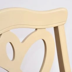 Ridgevalley Chaises Nouro (lot de 2) - Tissu / Peuplier massif - Beige chiné / Blanc crème -Meubles de salle à manger Soldes Magasin 1000265874 210519 10473300005 DETAILS P000000001000265874